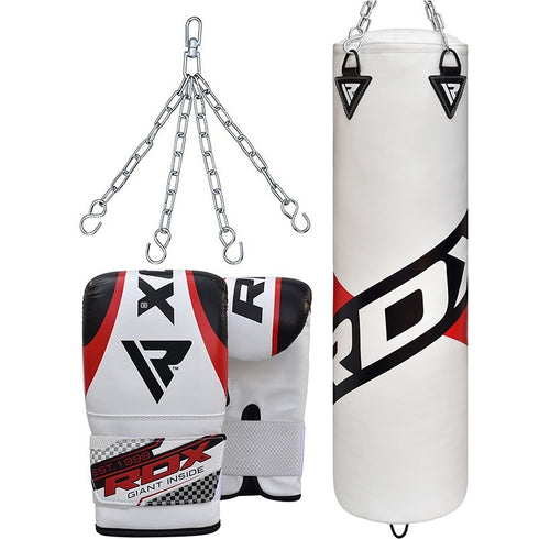 RDX F10 FILLED PUNCH BAG WITH BAG MITTS-1